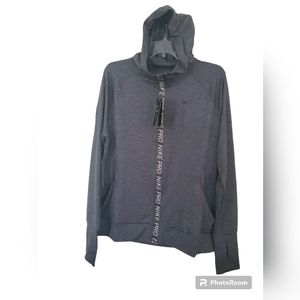 Nike Pro Full Zip Hooded Top